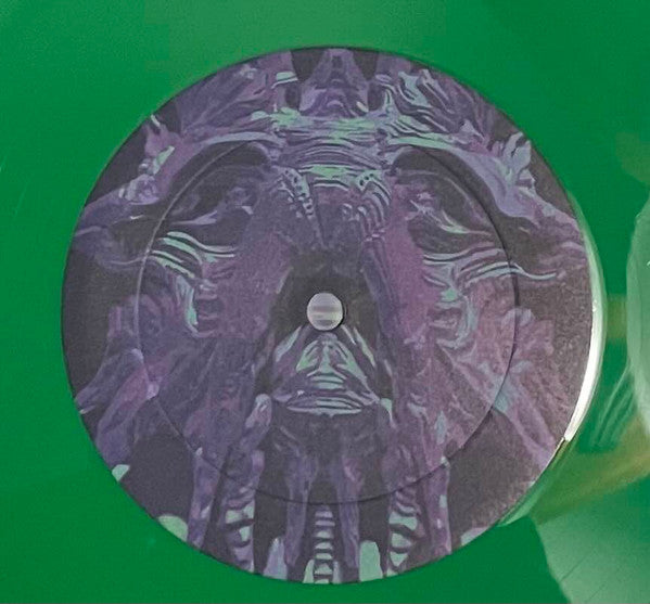 Qebrus – ᐔ ᐌ ᐂ ᐍ ᐚ (12", Green, Love Love Records, 2024) Image 4