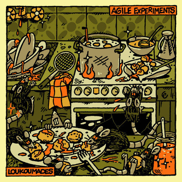 Agile Experiments – Loukoumades (LP, None More Records, 2024) Front Cover