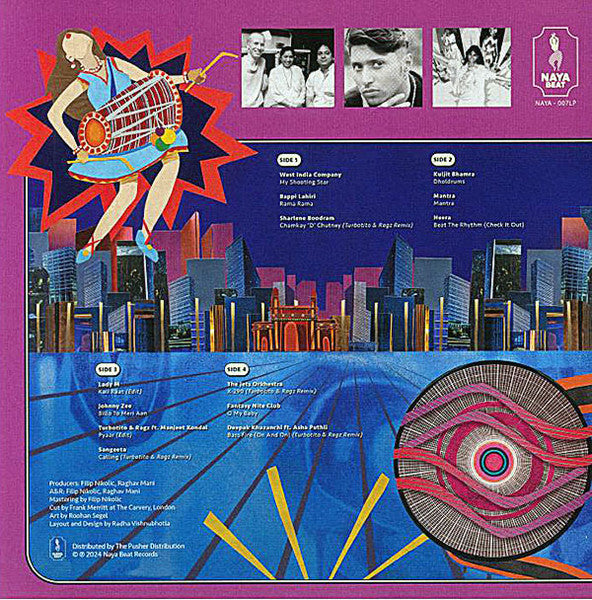 Various – Naya Beat Volume 2: South Asian Dance And Electronic Music 1988-1994 (2xLP, 180g, Naya Beat Records, 2024) Back Cover