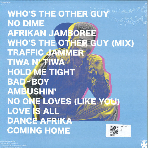 Dizzy K. Falola – Sweet Music Volume II (LP, Sticky Buttons Records, 2024) Back Cover