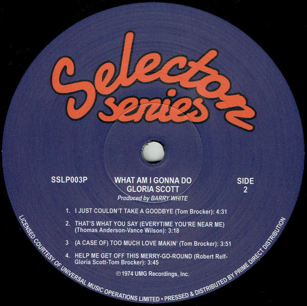Gloria Scott – What Am I Gonna Do (LP, Selector Series, 2024) Image 4