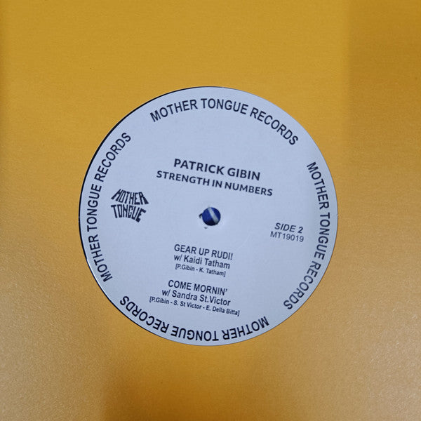 Patrick Gibin – Strength In Numbers (2x12", Mother Tongue Records, 2024) Image 5