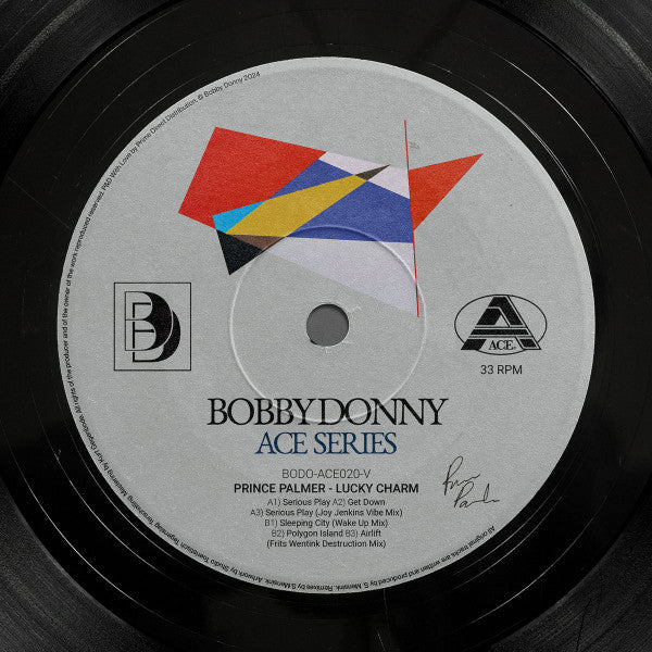 Prince Palmer – Lucky Charm (12", Bobby Donny Ace, 2024) Front Cover