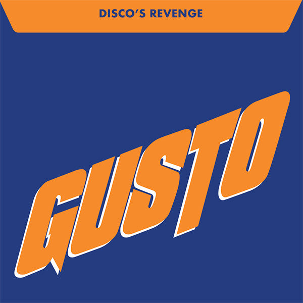 Gusto – Disco's Revenge (12", Translucent Blue, Groovin Recordings, 2024) Front Cover