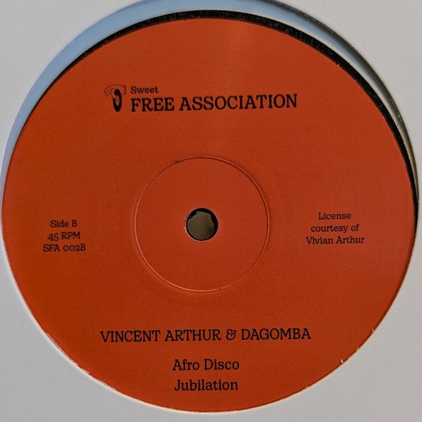 Vincent Arthur Dagomba – Travel With The Music (12", Sweet Free Association, 2024) Image 3