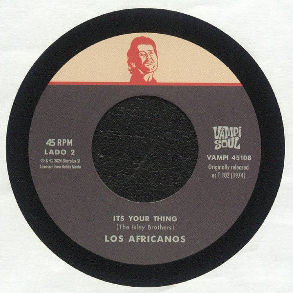 Los Africanos – Together People (Pamoja Watu) (7", Vampi Soul, 2024) Back Cover