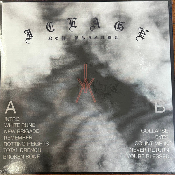 Iceage – New Brigade (LP, White, 180g, Escho, 2024) Back Cover
