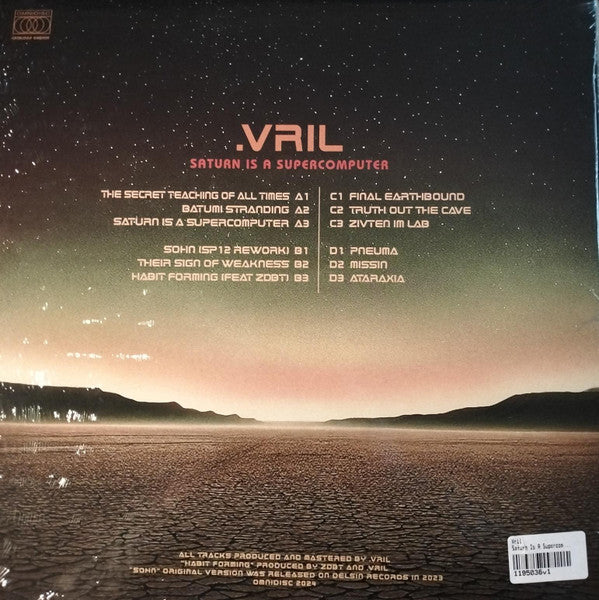 .Vril* : Saturn Is A Supercomputer (2xLP, Album)