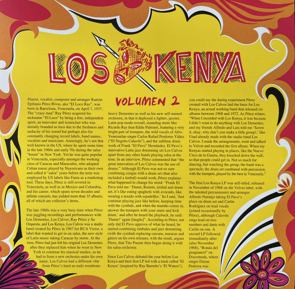 Los Kenya : Los Kenya Vol. 2 (LP, Album, RE, RM)