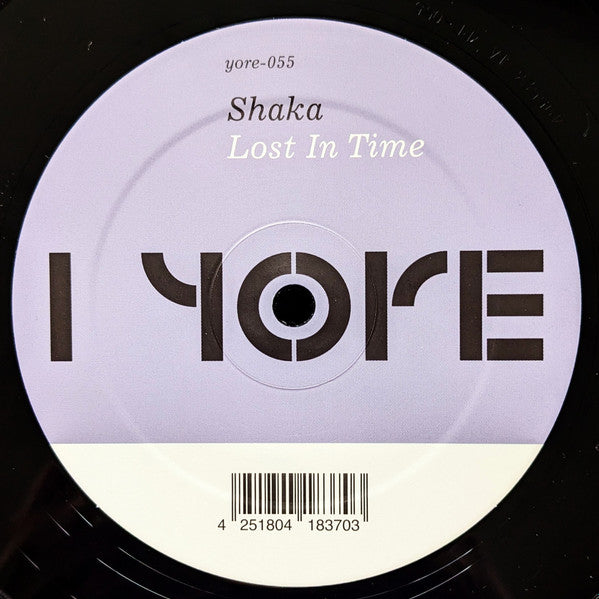 Shaka – Lost In Time (12", Yore Records, 2025) Back Cover
