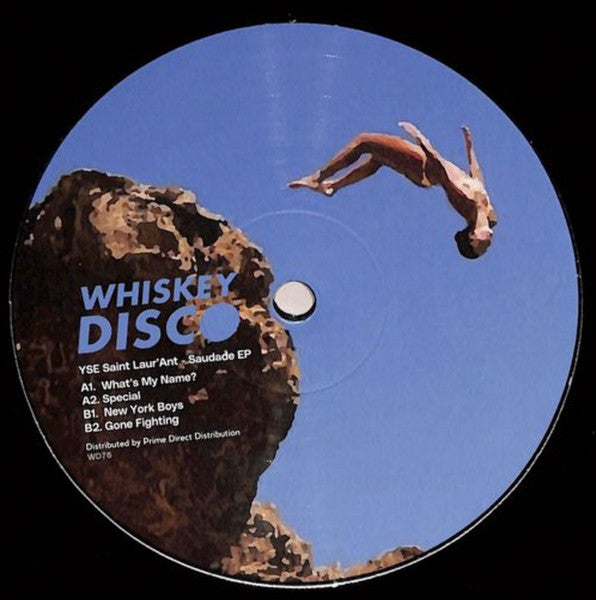 YSE Saint Laur'ant – Saudade EP (12", Whiskey Disco, 2025) Back Cover