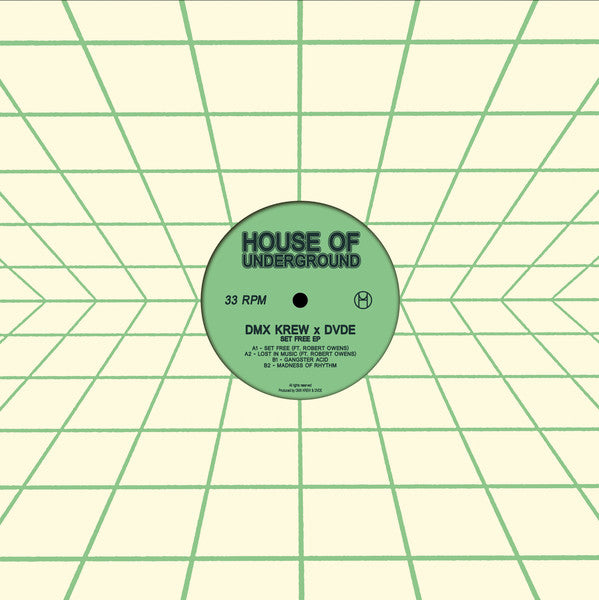 DMX Krew x DVDE : Set Free EP (12", EP)