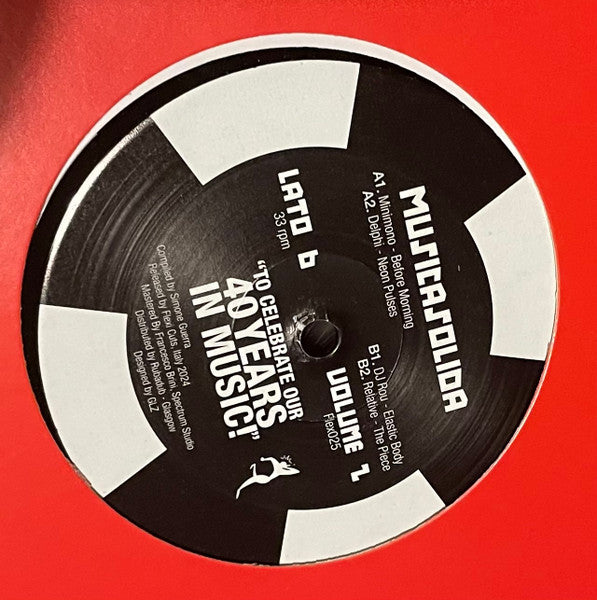 Various – Musica Solida vol.2 (12", Flexi Cuts, 2025) Back Cover