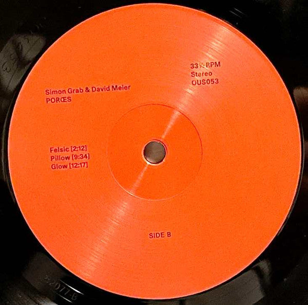 Simon Grab & David Meier : Porœs (LP, Album)