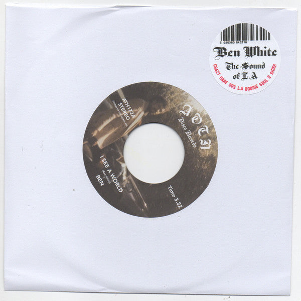 Ben – I See A World (7", Athens Of The North, 2025) Front Cover