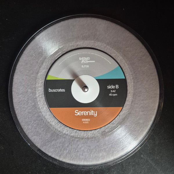 BusCrates – Drift (7", Bastard Jazz Recordings, 2025) Back Cover