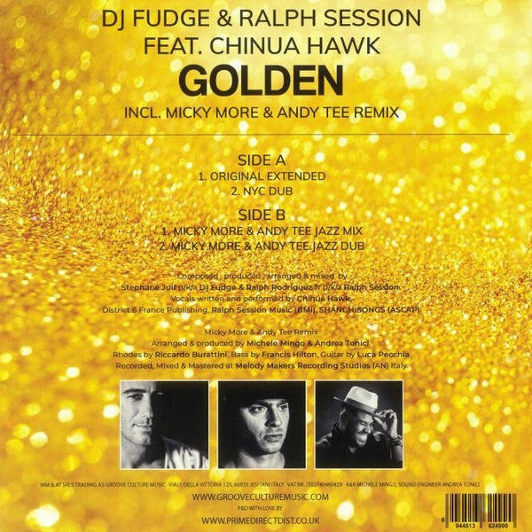 DJ Fudge* & Ralph Session Feat. Chinua Hawk : Golden (12")