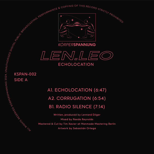 Len.Leo – Echolocation (12", Körperspannung, 2025) Back Cover