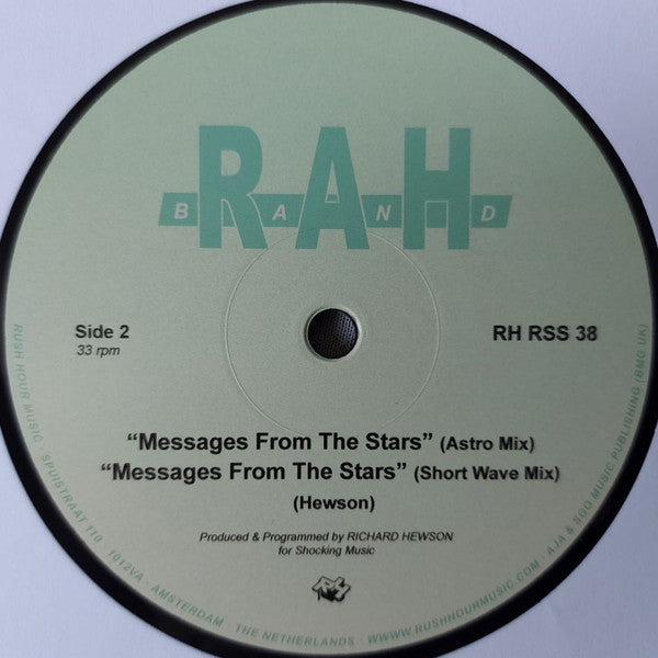RAH Band : Messages From The Stars (12", Maxi, RE, RM)