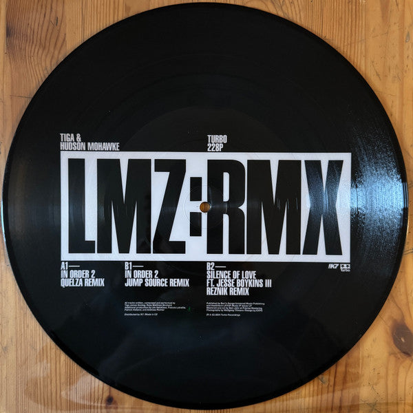 Tiga & Hudson Mohawke : LMZ:RMX (12", Pic)