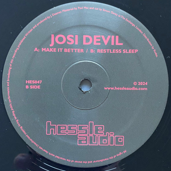 Josi Devil : Make It Better / Restless Sleep (12")