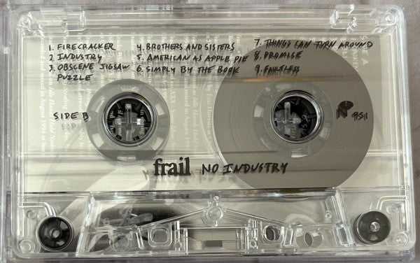 Frail – No Industry (Cassette, Numero Group, 2025) Image 5
