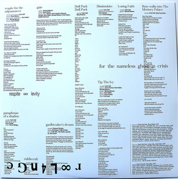 Colin Self (2) : Respite ∞ Levity For The Nameless Ghost In Crisis (LP, Album)