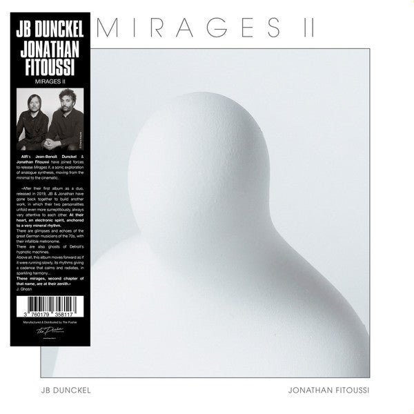 JB Dunckel Jonathan Fitoussi – Mirages II (LP, Obliques, 2025) Front Cover