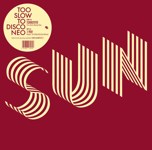 Various – Too Slow To Disco Neo Presents Sunset 2 (12", How Do You Are?, 2025) Image 4