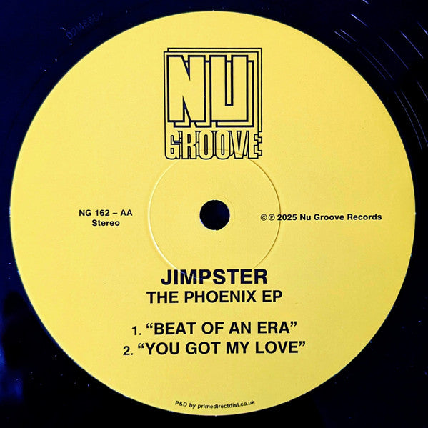 Jimpster – The Phoenix EP (12", Nu Groove Records, 2025) Back Cover