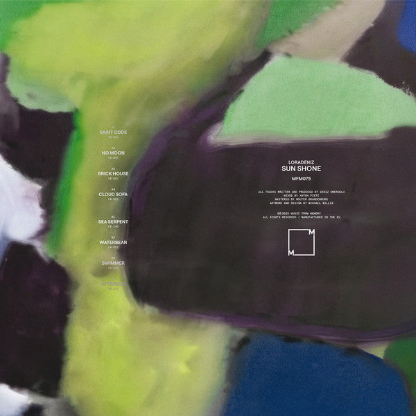 Loradeniz – Sun Shone (LP, Music From Memory, 2025) Back Cover