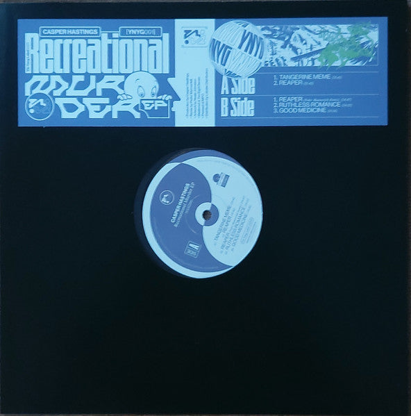 Casper Hastings : Recreational Murder EP (12", Cle)