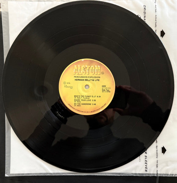 Herman Kelly & Life – Percussion Explosion! (LP, Mr Bongo, 2025) Image 4