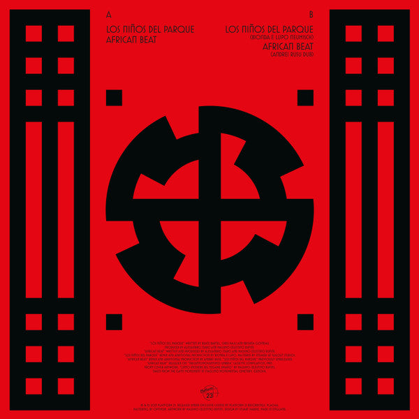 Nengue – Los Ninos Del Parque (12", Platform 23 Records, 2025) Back Cover