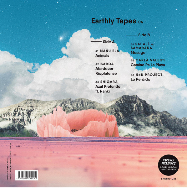 Various – Earthly Tapes 04 (12", Earthly Measures, 2025) Back Cover