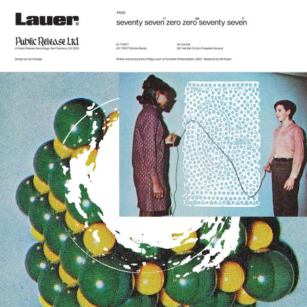 Lauer – Seventy Seven Zero Zero Seventy Seven (12", Public Release, 2025) Back Cover