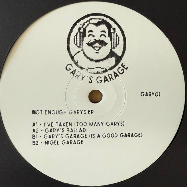Gary’s Garage – Not Enough Gary’s EP (12", Stamped, Gary’s Garage, 2025) Front Cover