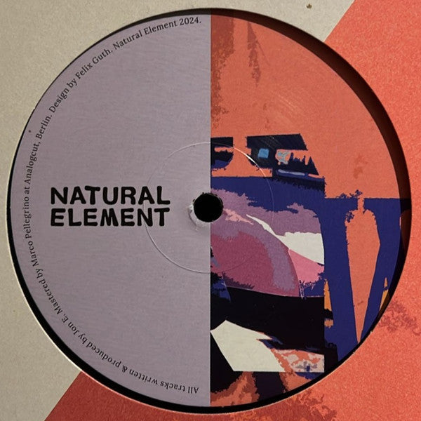 John E. – Smoke (12", Natural Element, 2025) Back Cover