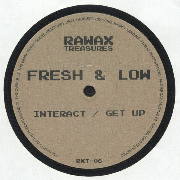 Fresh & Low : Interact / Get Up (12", RE)