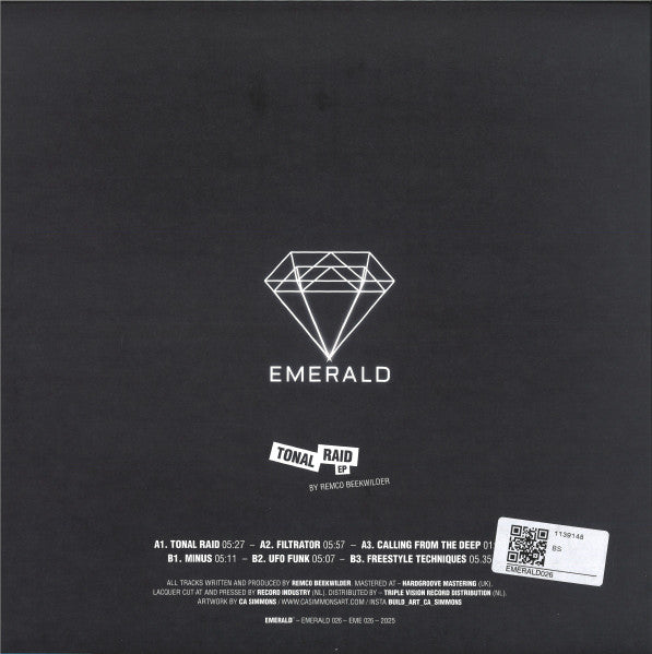 Remco Beekwilder : Tonal Raid EP (12", EP)