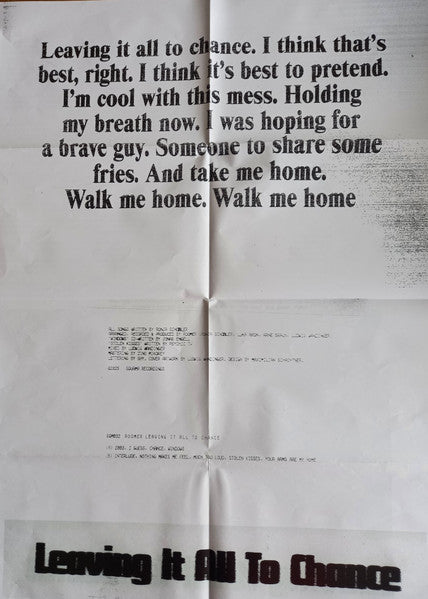 Roomer – Leaving It All To Chance (12", Squama, 2025) Image 4