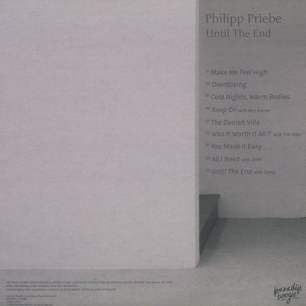 Philipp Priebe : Until The End (2x12", Album, 180)