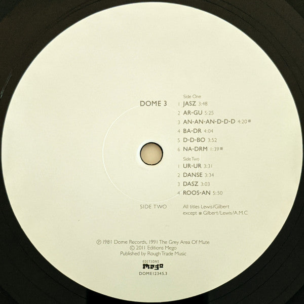Dome : Dome 3 (LP, Album, RE, RP)