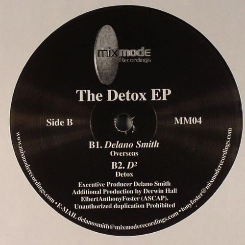 Various – The Detox EP (12", Mixmode Recordings, 2005) Back Cover
