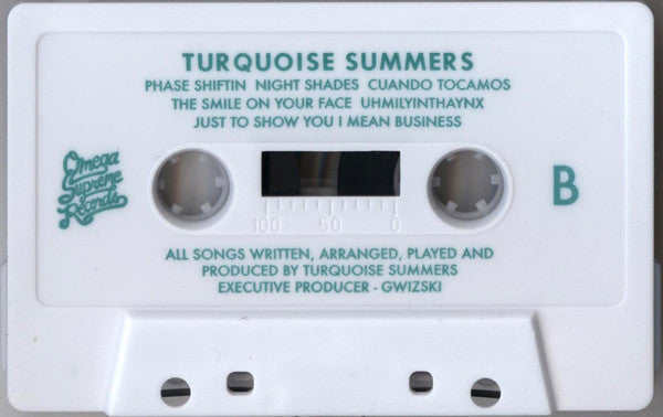 Turquoise Summers – A Touch Of Turquoise (Cassette, Omega Supreme Records, 2013) Image 4