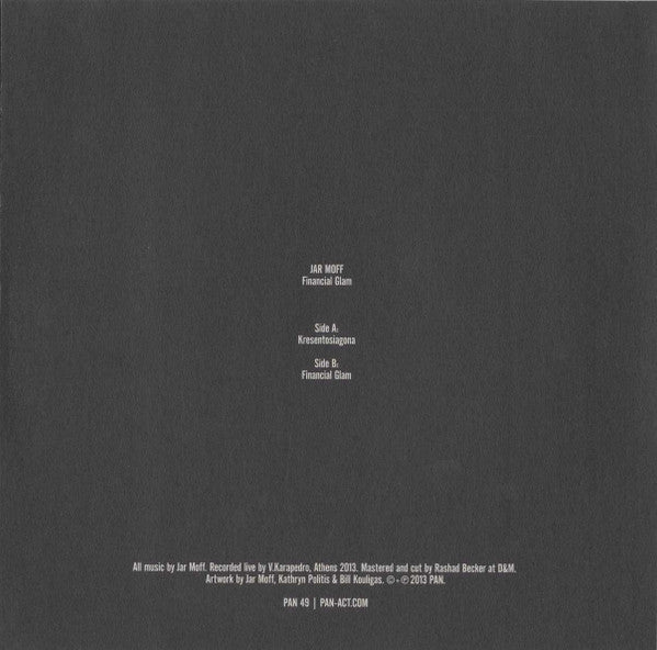 Jar Moff – Financial Glam (LP, Pan, 2013) Image 5