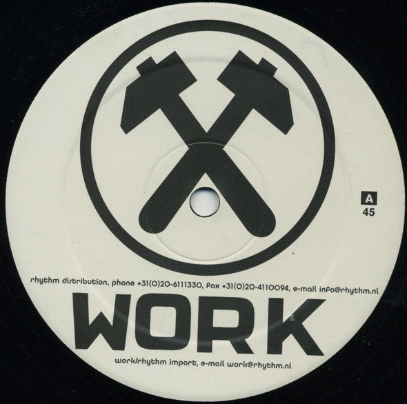 DB Movement T-Love – Funk Shaker (12", Work Records, 2005) Back Cover