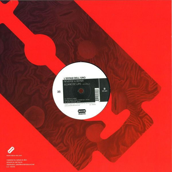 L'estasi Dell'oro : Iscariotic Lips / Reverse & Repair (12", EP)
