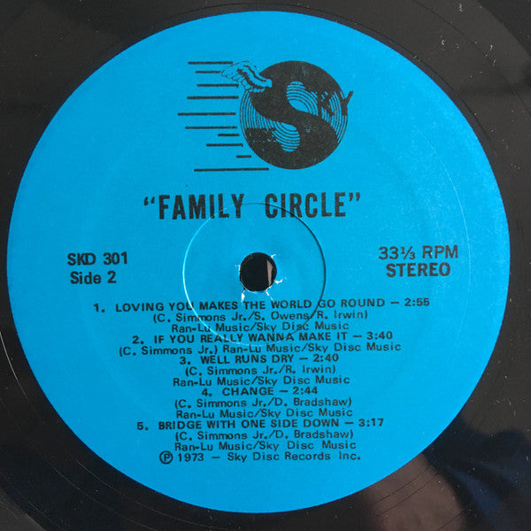Family Circle – Family Circle (LP, Numero Group, 2014) Image 4