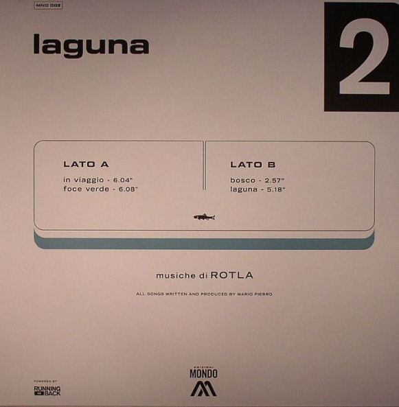 ROTLA – Laguna (12", Edizioni Mondo, 2014) Back Cover